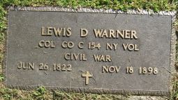 Warner military grave